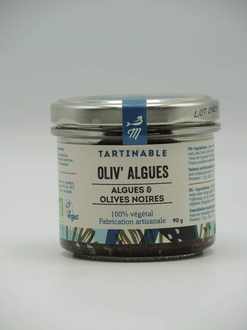 Tartinable Oliv'algues : Algues & Olives noires, Marinoë