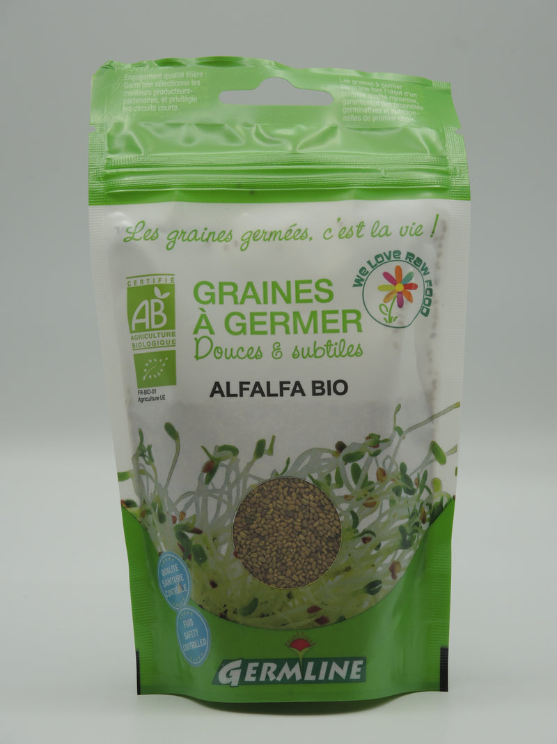 Graines à germer, Alfalfa, 150g, Germline