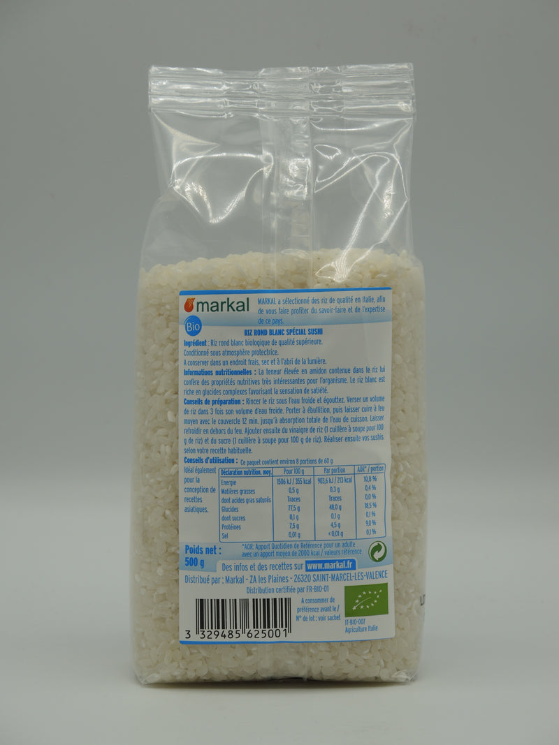 RIZ SPÉCIAL SUSHI, 500g, Markal