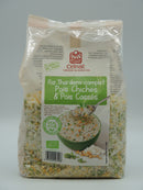 MÉLANGE VEGGIE – RIZ THAÏ, POIS CHICHES & POIS CASSÉS, 500g, Celnat