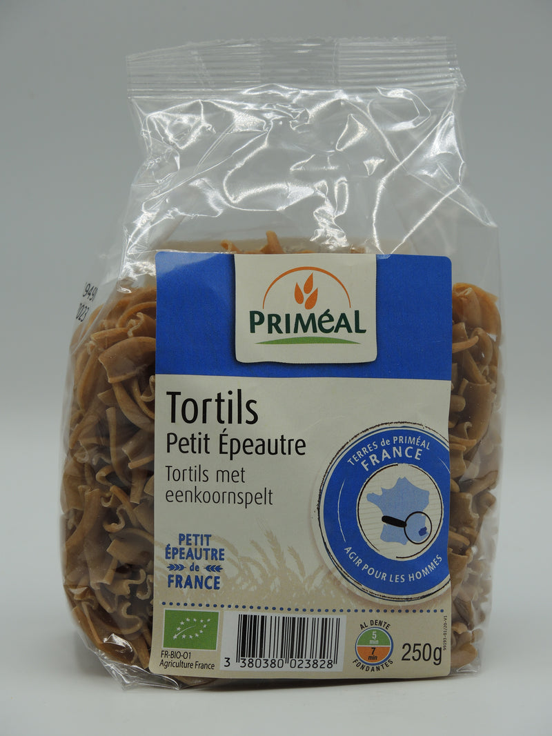 Tortils, pâtes au petit épeautre, 250g, Priméal
