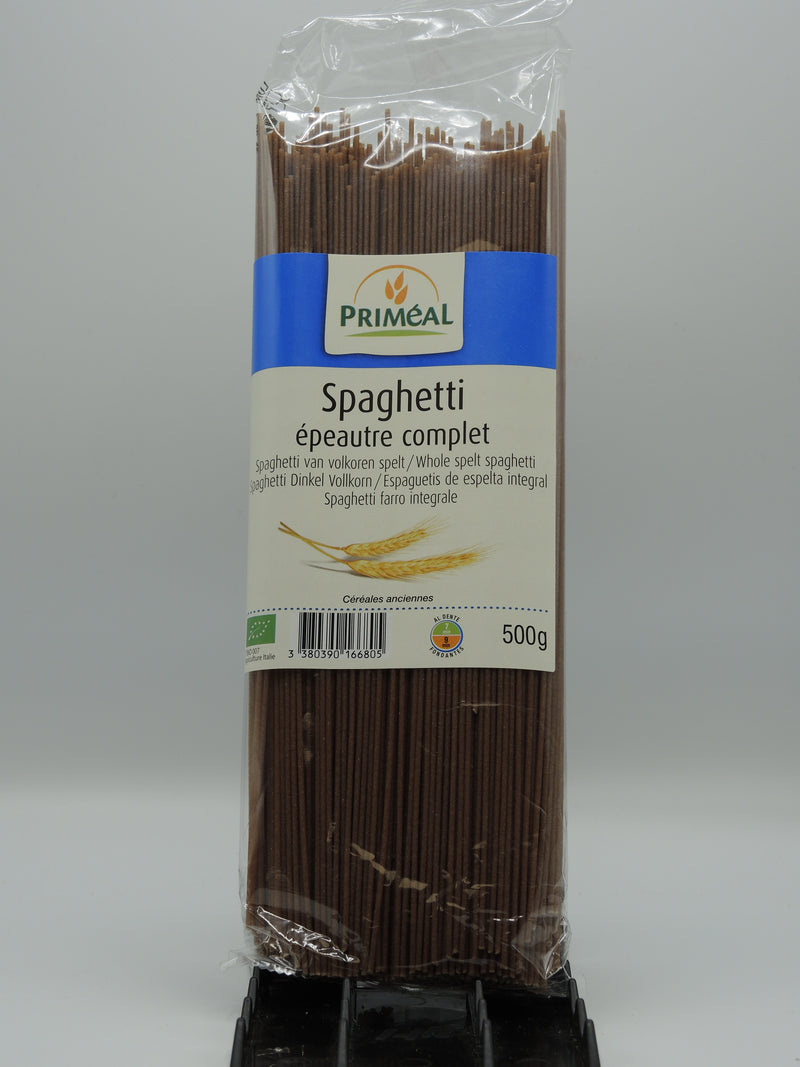 Spaghetti épeautre complet, 500g, Priméal