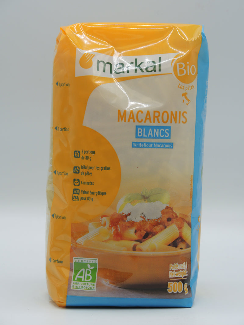 Macaroni blancs, 500g, Markal