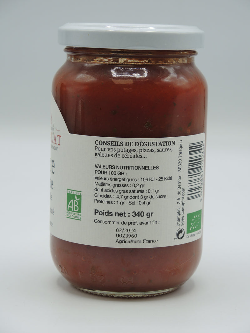 Sauce tomate provençale, 340g, Champlat