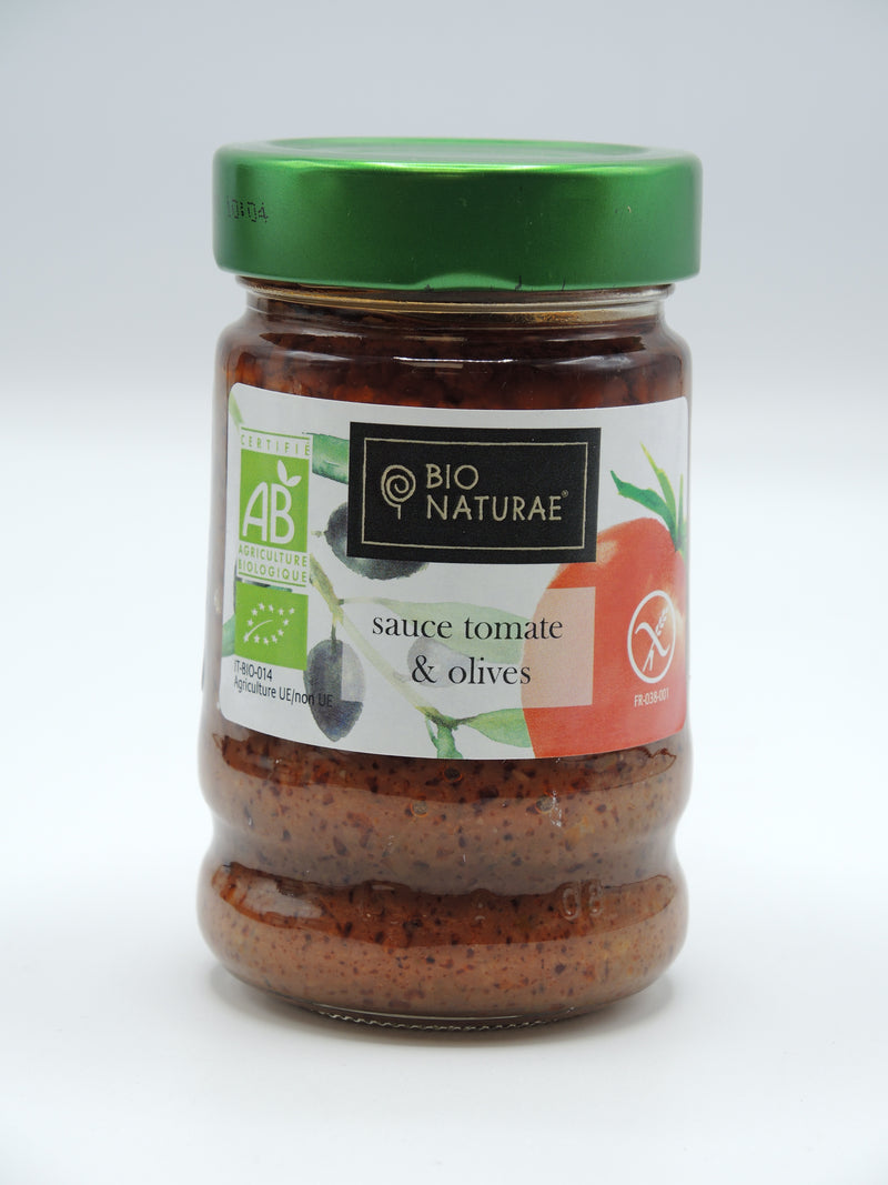 Sauce tomate & olives, 190g, Bionaturae
