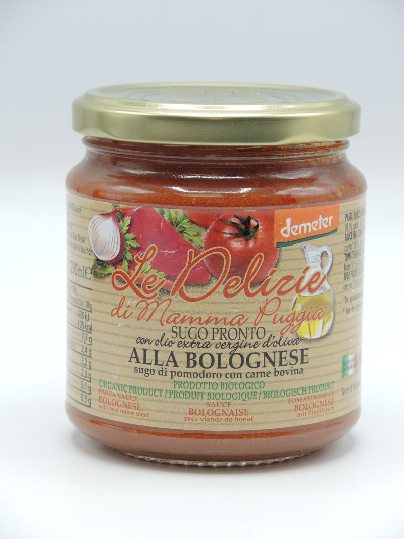 Sauce tomate à la bolognaise, 300g, Le Delizie di Mamma Puggia