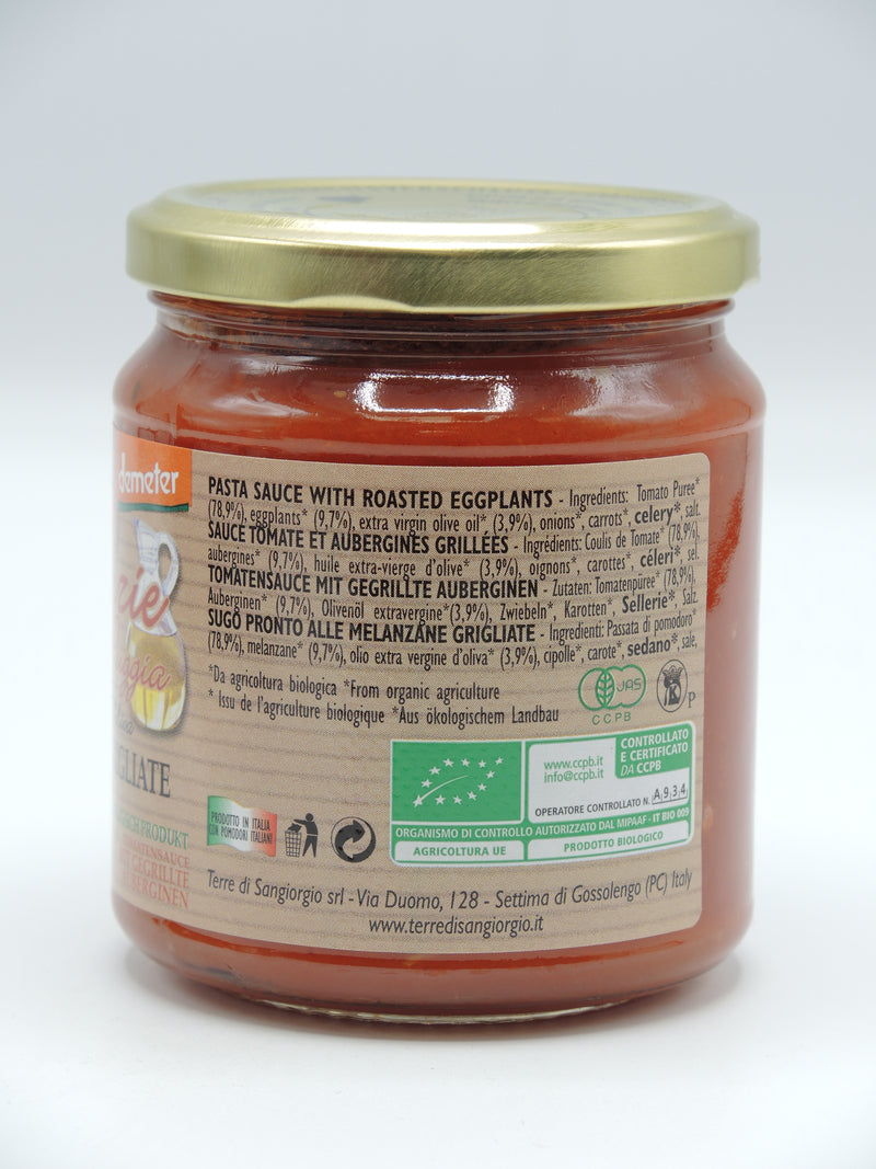 Sauce tomate et aubergines grillées, 300g, Le Delizie di Mamma Puggia