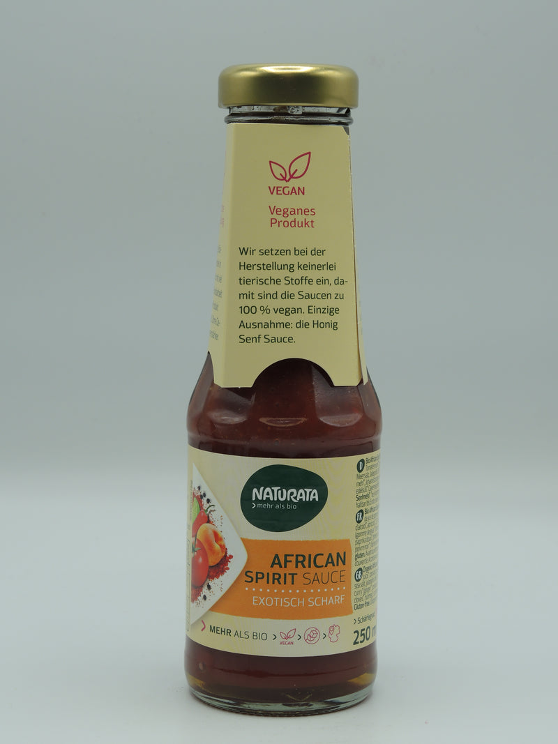AFRICAN SPIRIT SAUCE, 210ml, Naturata