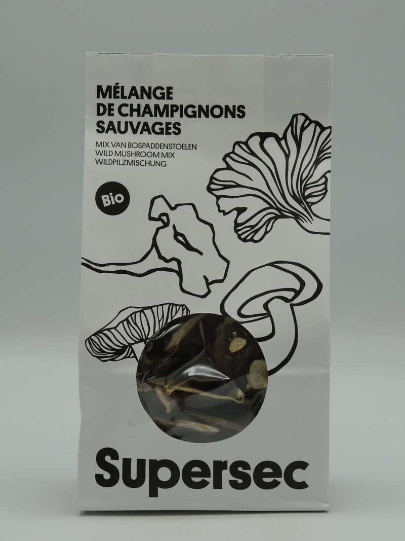 Mélange de champignons sauvages, 25g, Supersec
