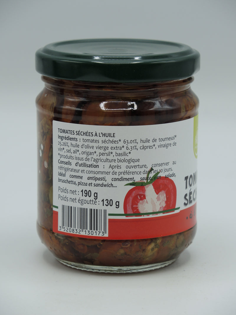 Tomates séchées à l'huile, 190g, Philia