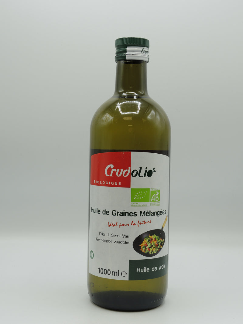 Huile de tournesol pour friture , 1l, Crudolio