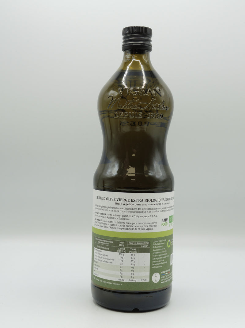 Huile d'olive bio d'Espagne, 1l, Vigean