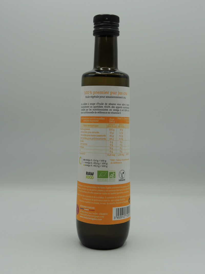 Huile de sésame, 50cl, Vigean