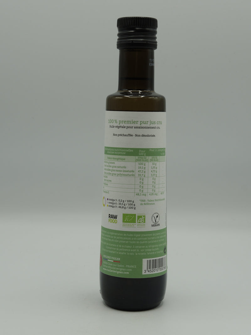 Huile vierge bio Argan, 25cl, Vigean