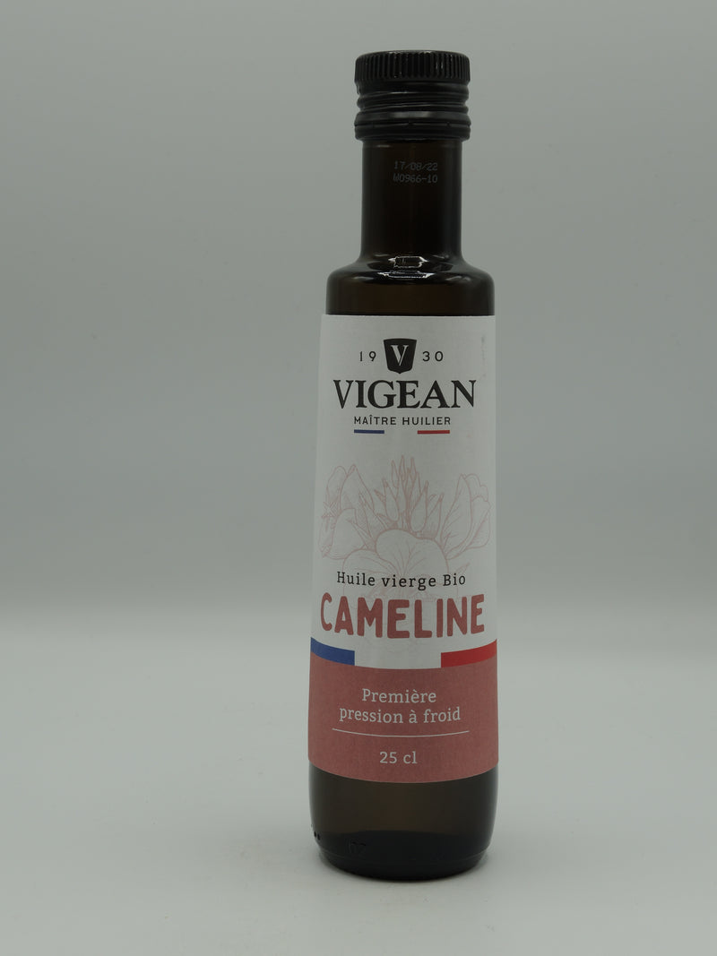 Huile vierge bio Cameline, 25cl, Vigean