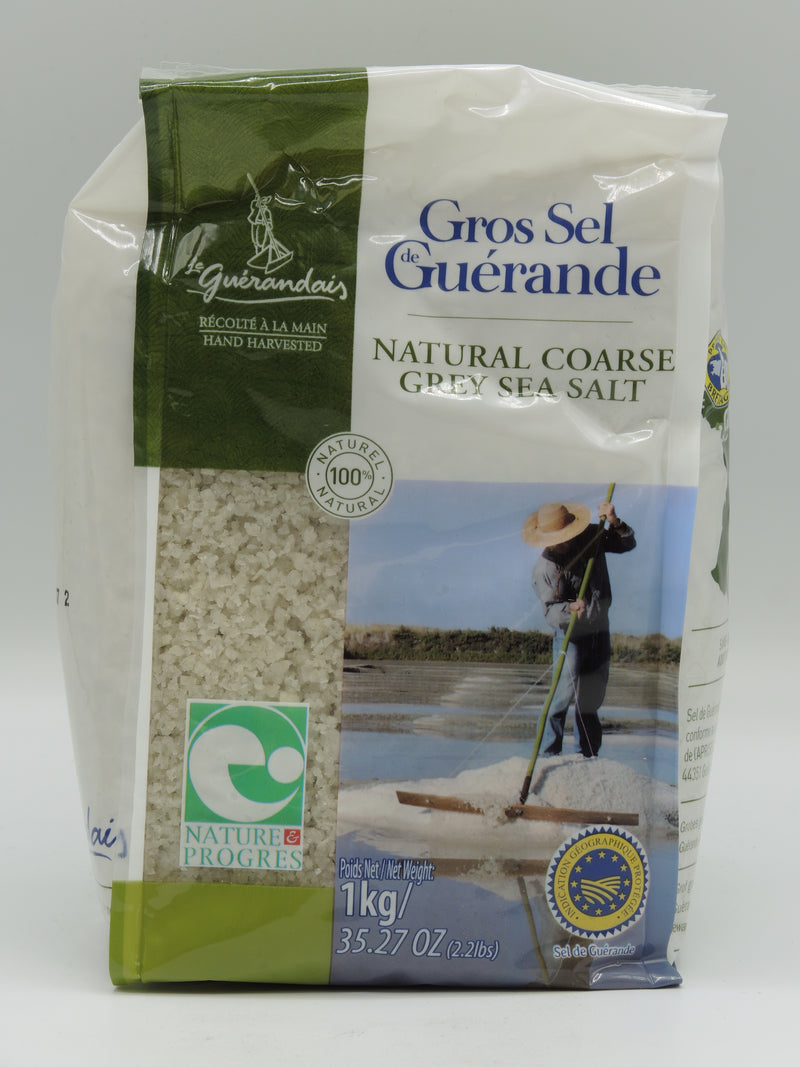 Gros sel de Guérande, 1kg, le Guérandais