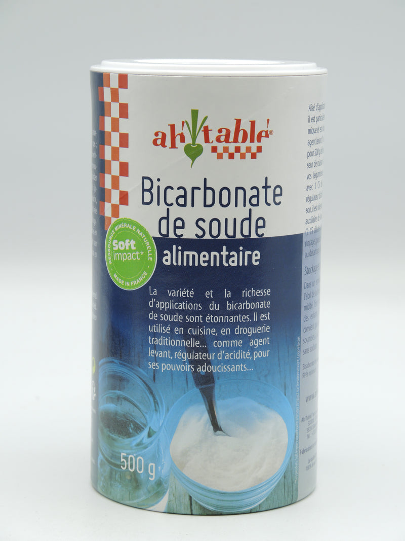 Bicarbonate de soude, 500g, Ah table !