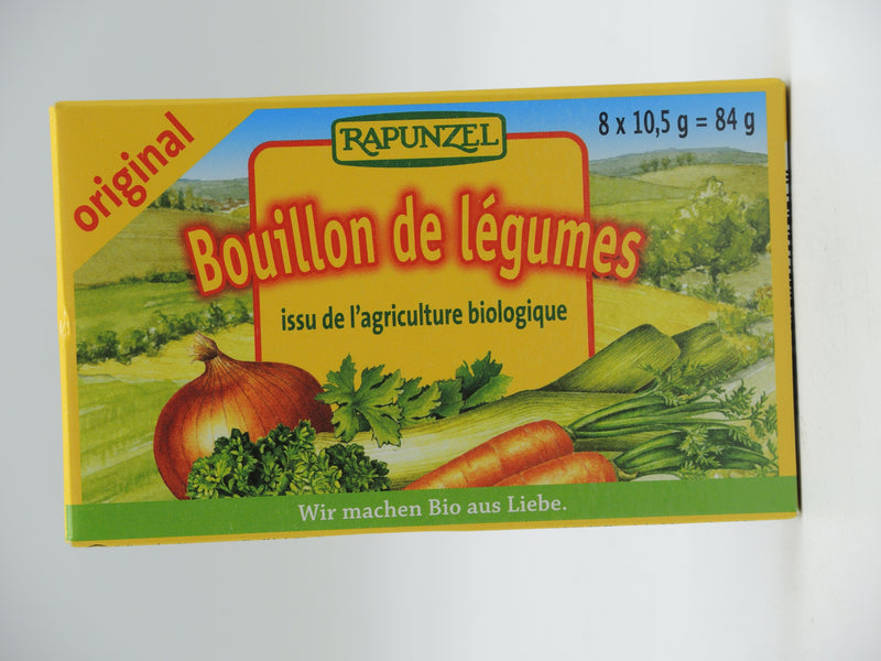 Bouillon de légumes, 8x10.5g, Rapunzel