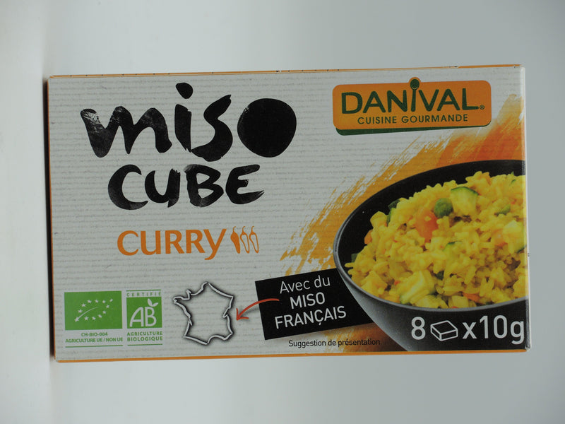 Miso cube, Curry, 8x 10g, Danival