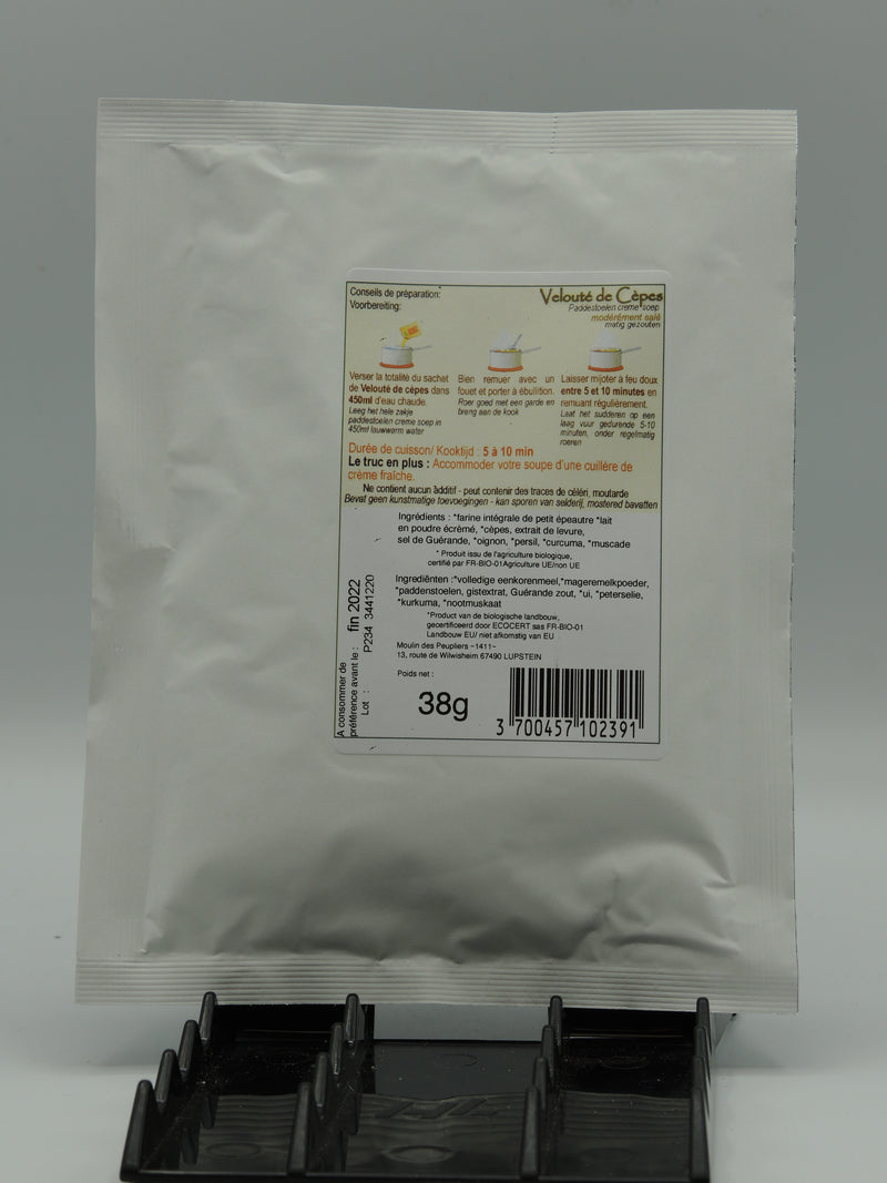 Velouté de cèpes, 38g, le Moulin des Peupliers