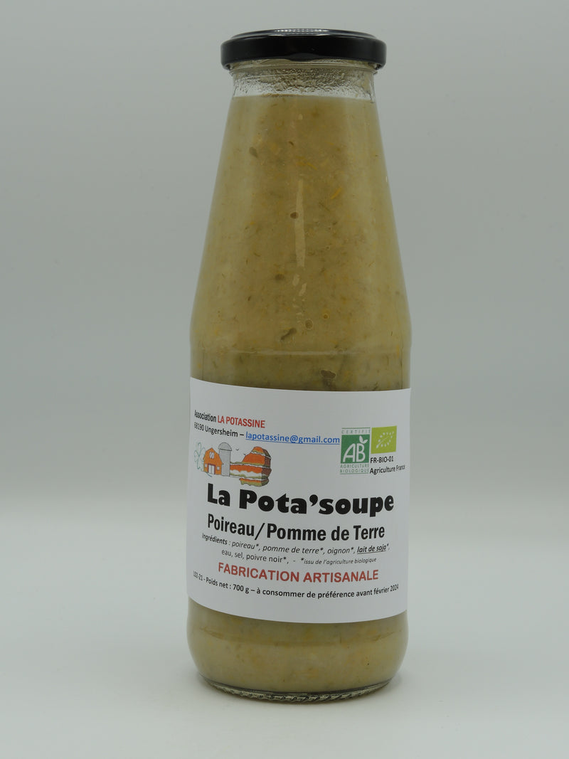 Soupe poireau/pomme de terre, 700g, la Potassine d'Alsace