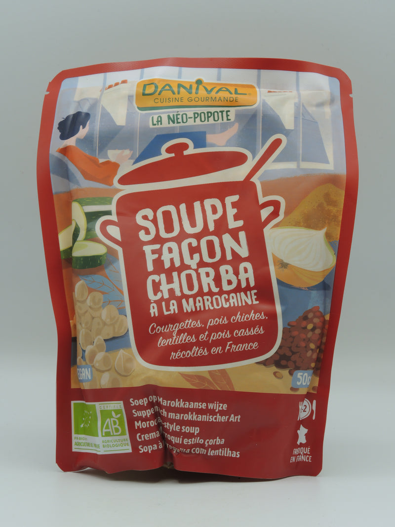 Soupe Marocaine façon Chorba bio 50 cl, Danival