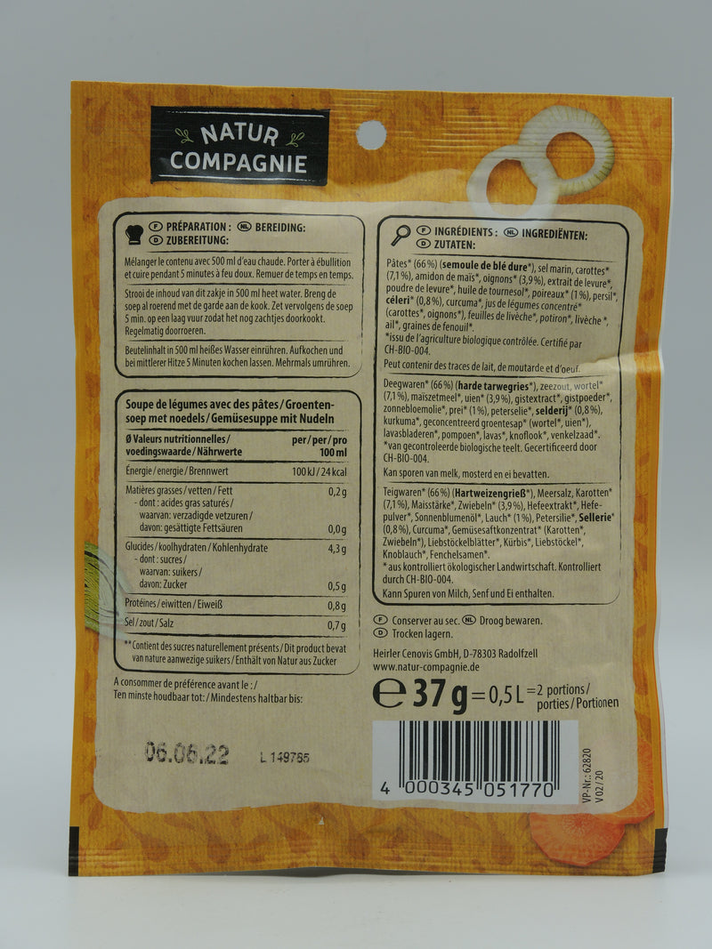 Soupe fine de printemps, 37g, Natur Compagnie