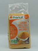 COUSCOUS LENTILLES CORAIL - POIS CHICHES - SANS GLUTEN, 400g, Markal