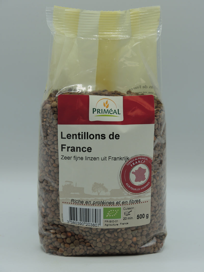 Lentillons de France, 500g, Priméal