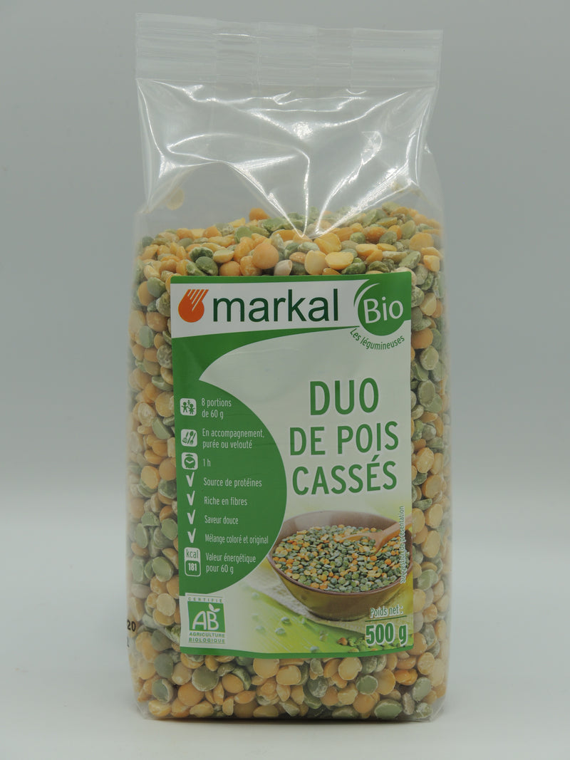 DUO DE POIS CASSÉS (VERTS ET JAUNES), 500g, Markal