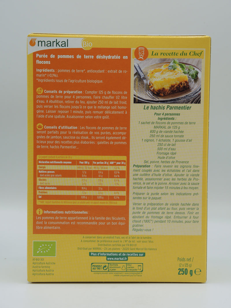 FLOCONS DE POMME DE TERRE, 250g, Markal