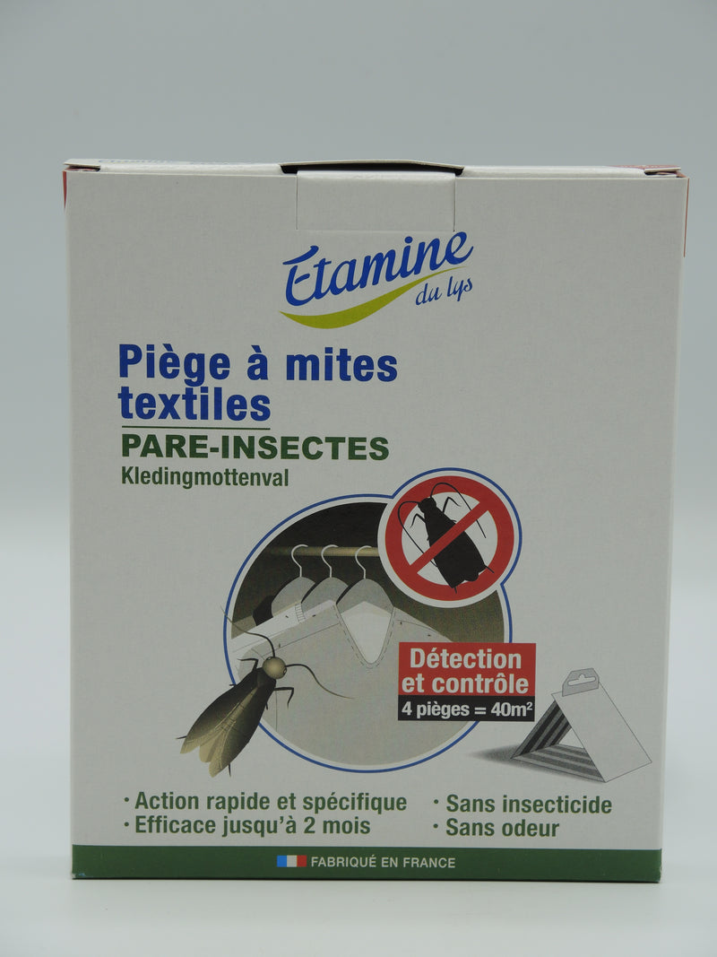 Pièges à mites textiles, Etamine du lys