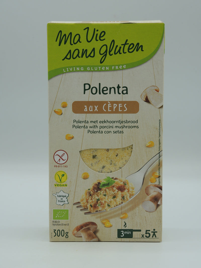 Polenta aux cèpes, 300g, Ma vie sans gluten
