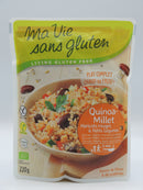 QUINOA-MILLET HARICOTS ROUGES ET PETITS LÉGUMES BIO, 220g, Ma vie sans gluten
