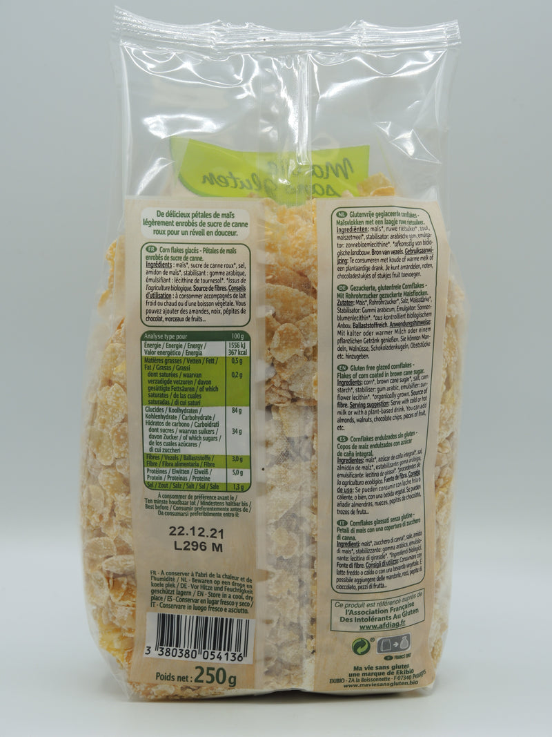 Corn flakes glacés, 250g, Ma vie sans gluten
