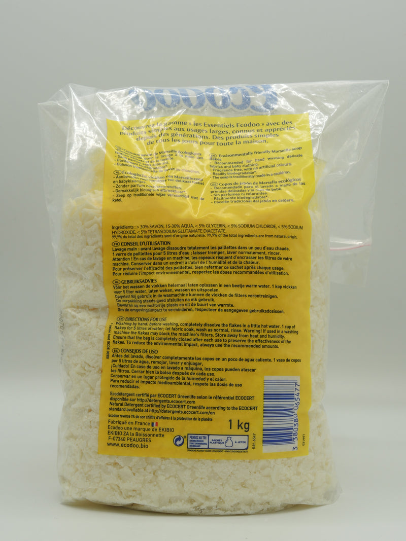 Copeaux de savon de Marseille, 1kg, Ecodoo
