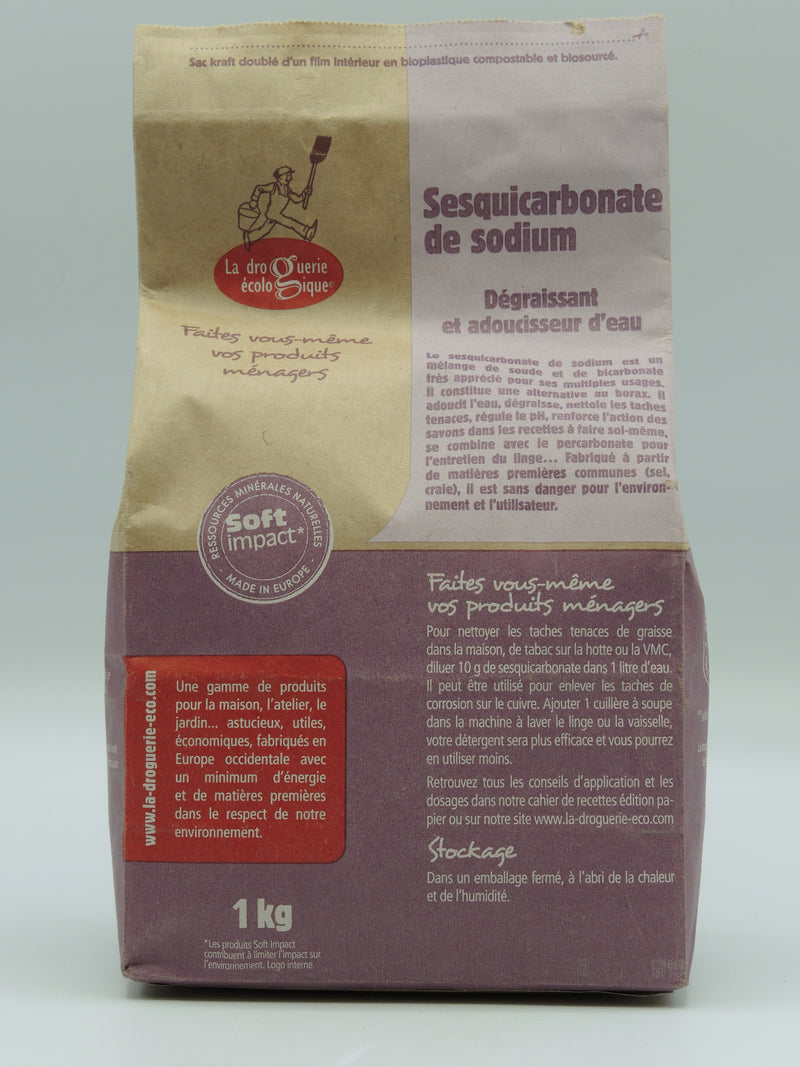 Sesquicarbonate de sodium, 1kg, la Droguerie écologique