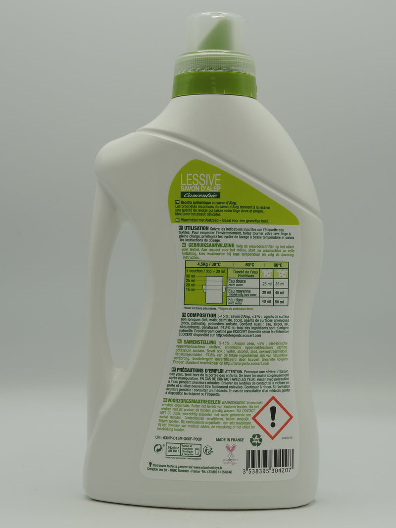 Lessive au savon d'Alep, 1l, Etamine du lys
