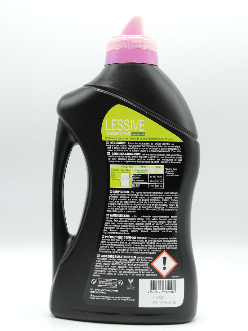 Lessive liquide, linge noir & foncé, 1l, Etamine du lys