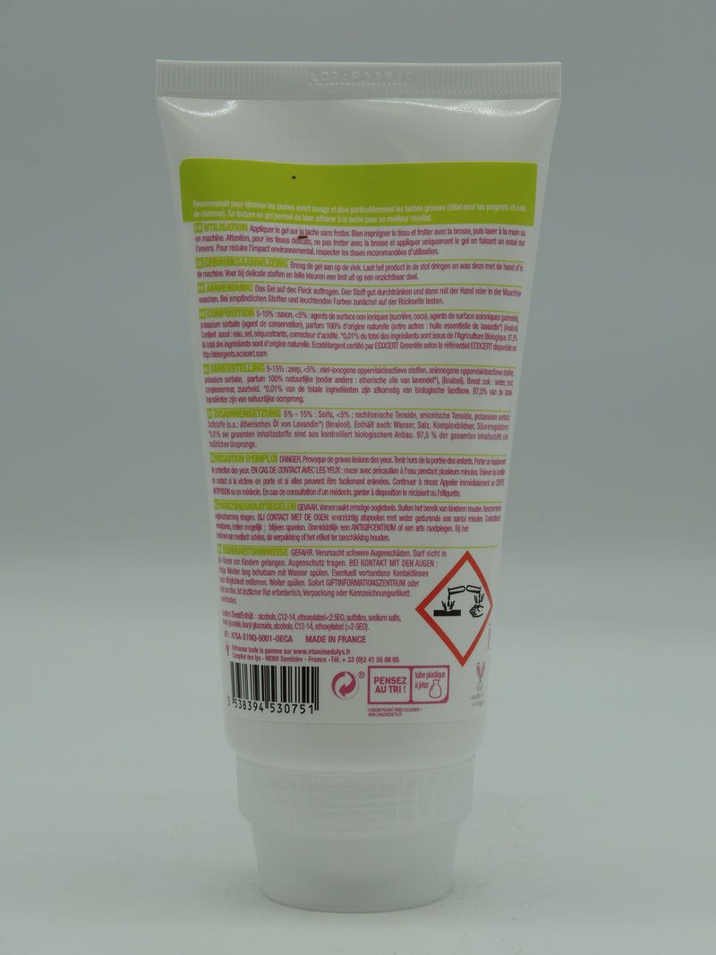 Gel détachant sans parfum, taches grasses, 150ml, Etamine du lys