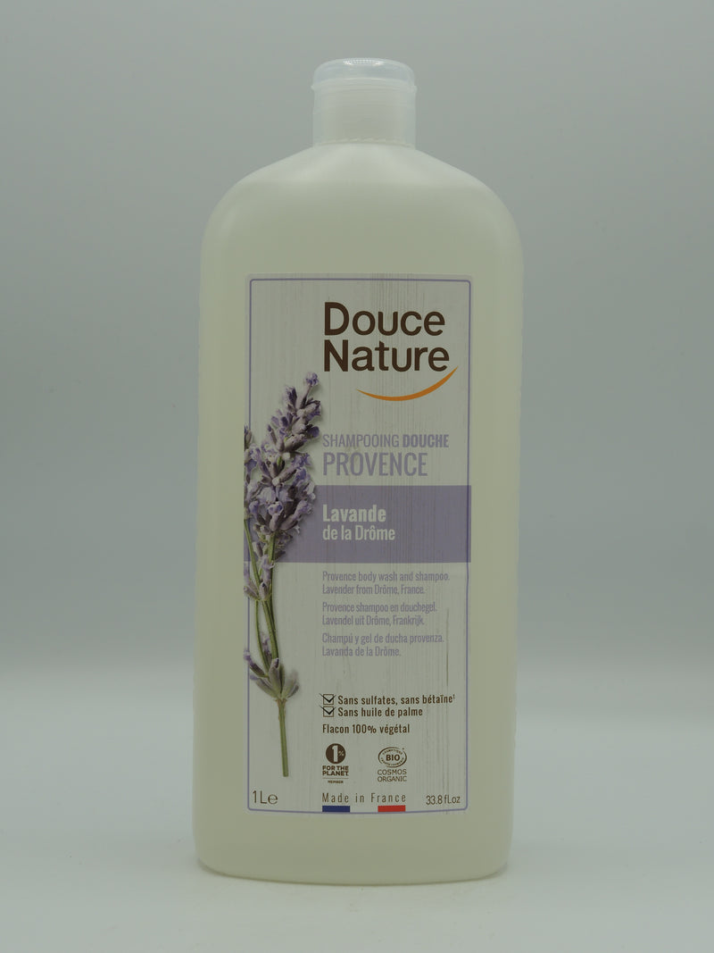 Shampooing douche Provence, lavande de la Drôme, 1l, Douce nature