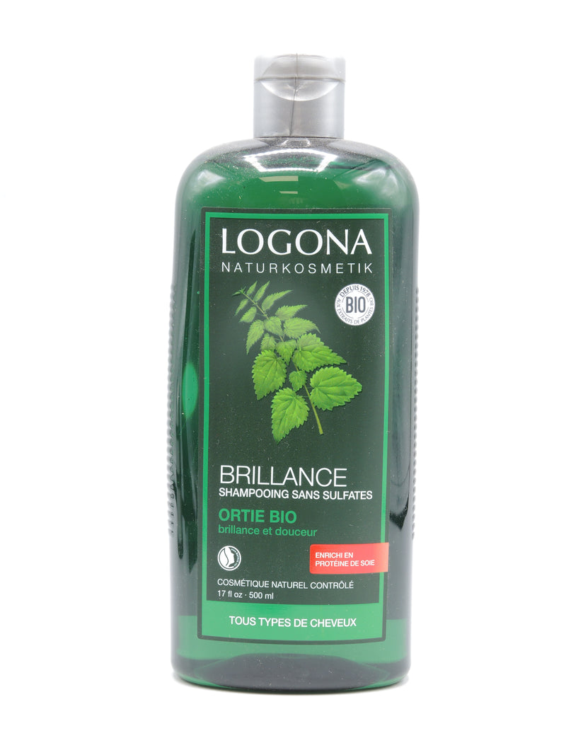 Shampooing brillance à l'ortie bio, 500ml, Logona