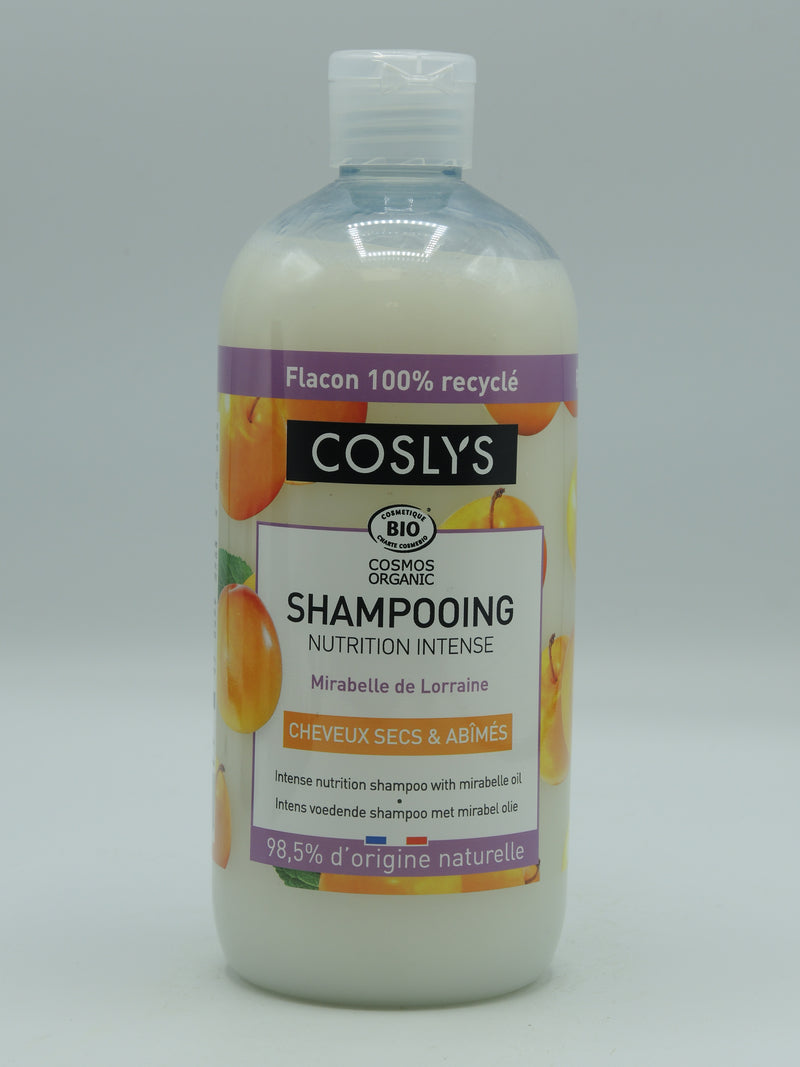 Shampoing nutrition intense, cheveux secs & abimés, 500ml, Coslys