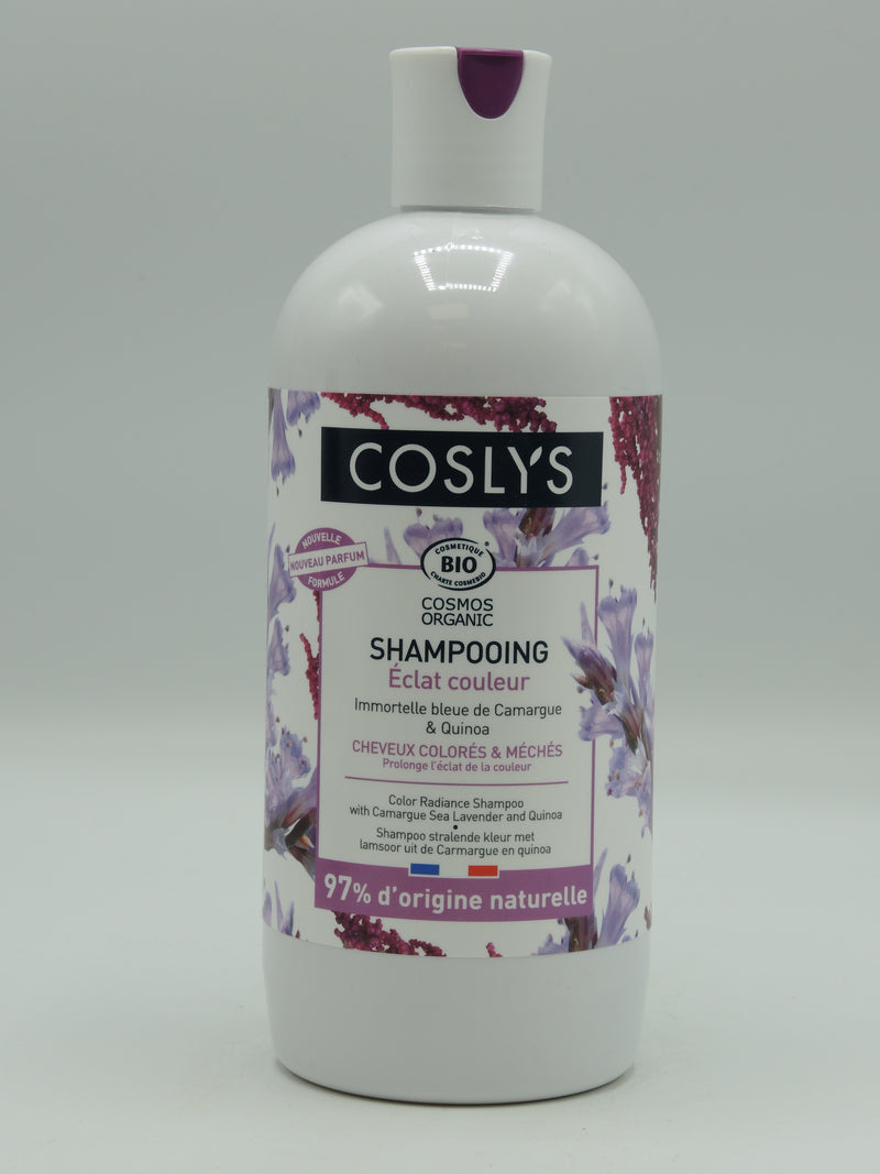 Shampoing éclat couleur, 500ml, Coslys