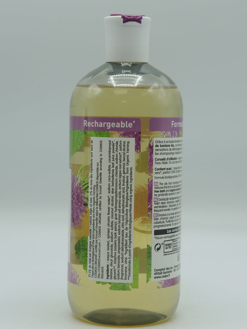 Shampoing détox fraîcheur, 500ml, Coslys