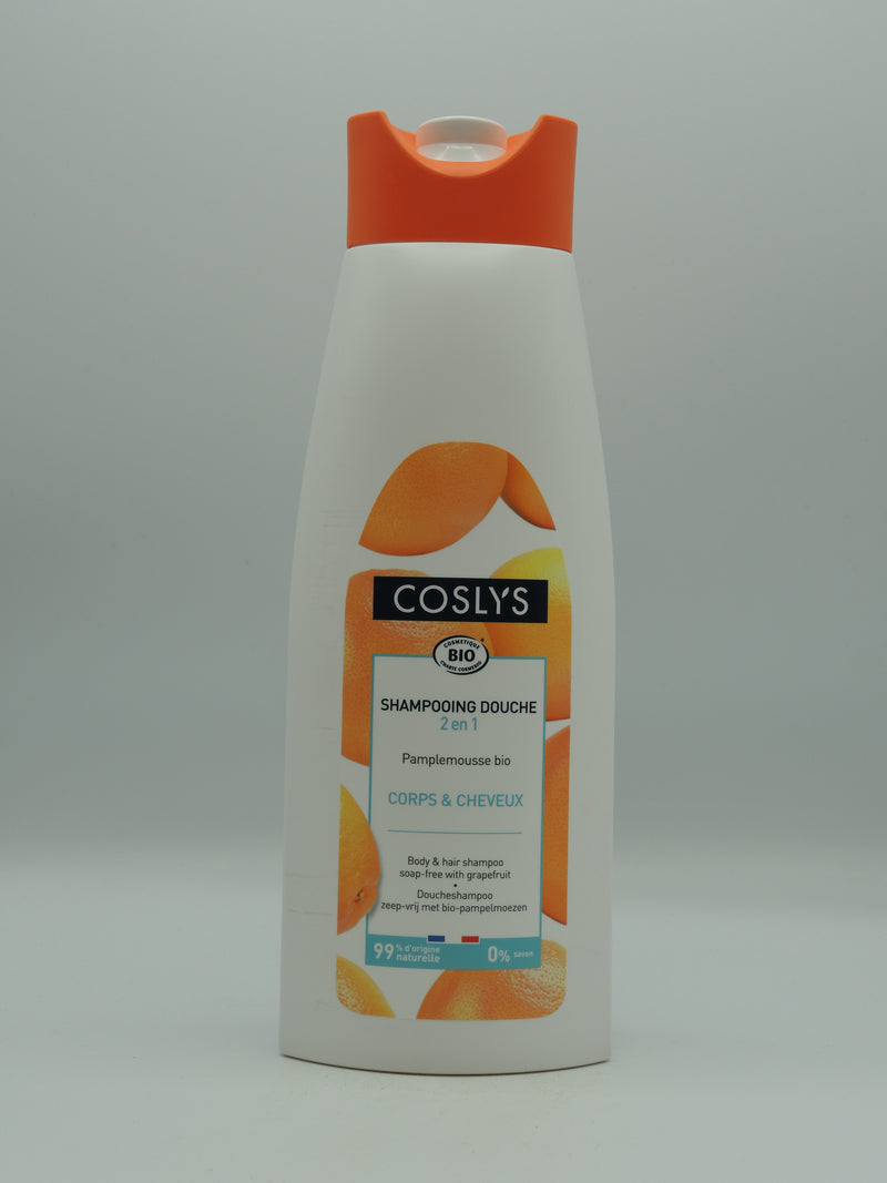 Shampoing douche pamplemousse, 750ml, Coslys