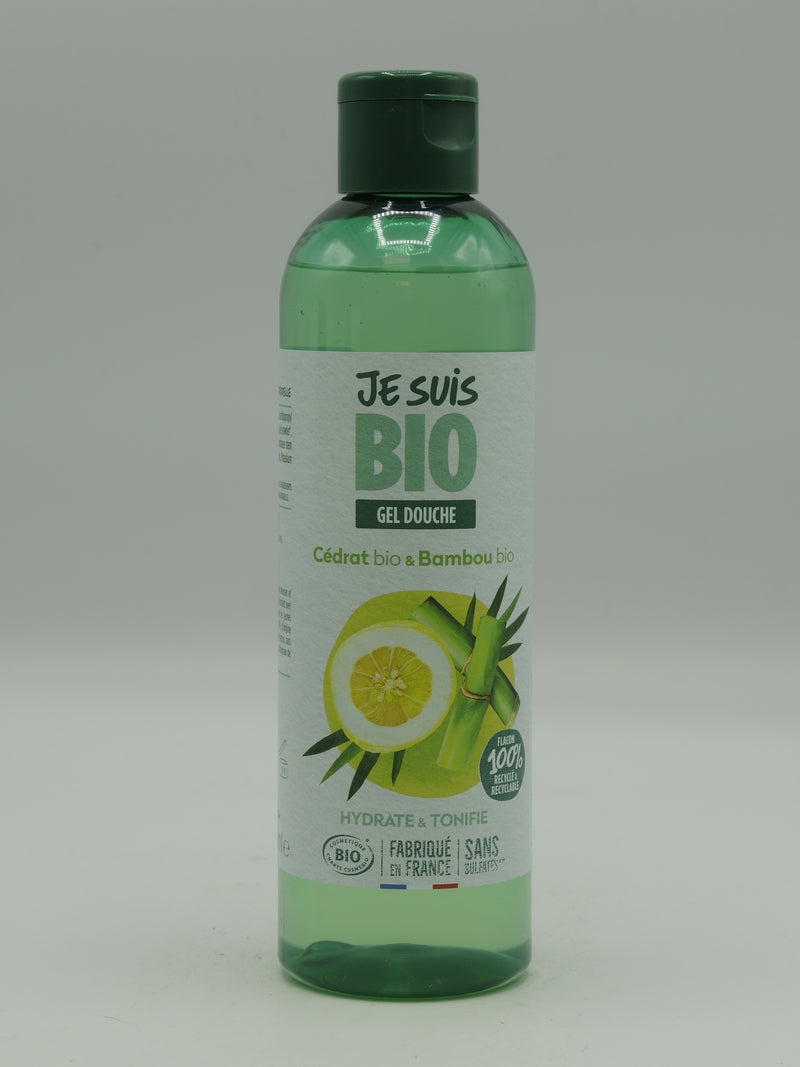 Gel douche, Cédrat & bambou, 250ml, Je suis bio
