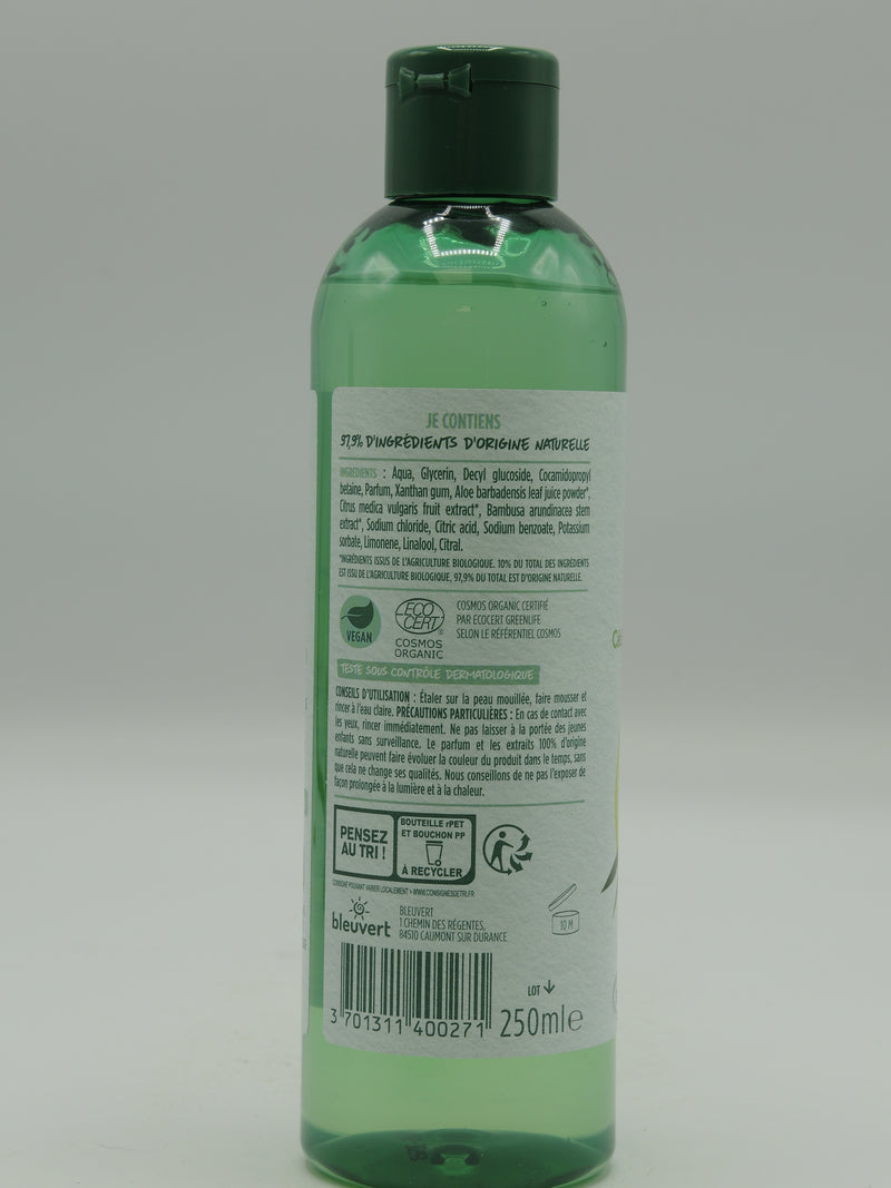 Gel douche, Cédrat & bambou, 250ml, Je suis bio