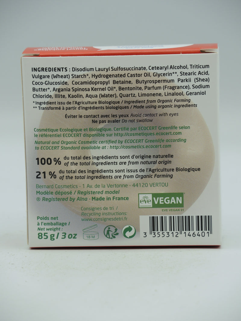 Mon shampooing solide cheveux secs, 85g, Secrets de Provence