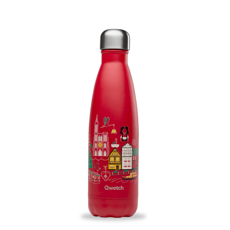 Gourde isotherme 500ml, EDITION LIMITEE ALSACE, Qwetch
